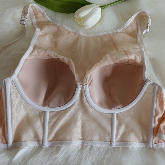 Size 36C🌺 VICTORIA'S SECRET LACE HIGH NECK BRA. - Picture 4 of 6